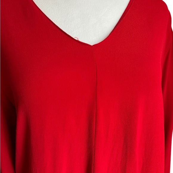 Zara Woman Red Long Sleeve Top Size M - Picture 4 of 17